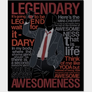 Legendary T-Shirt of Awesomeness Posters and Art